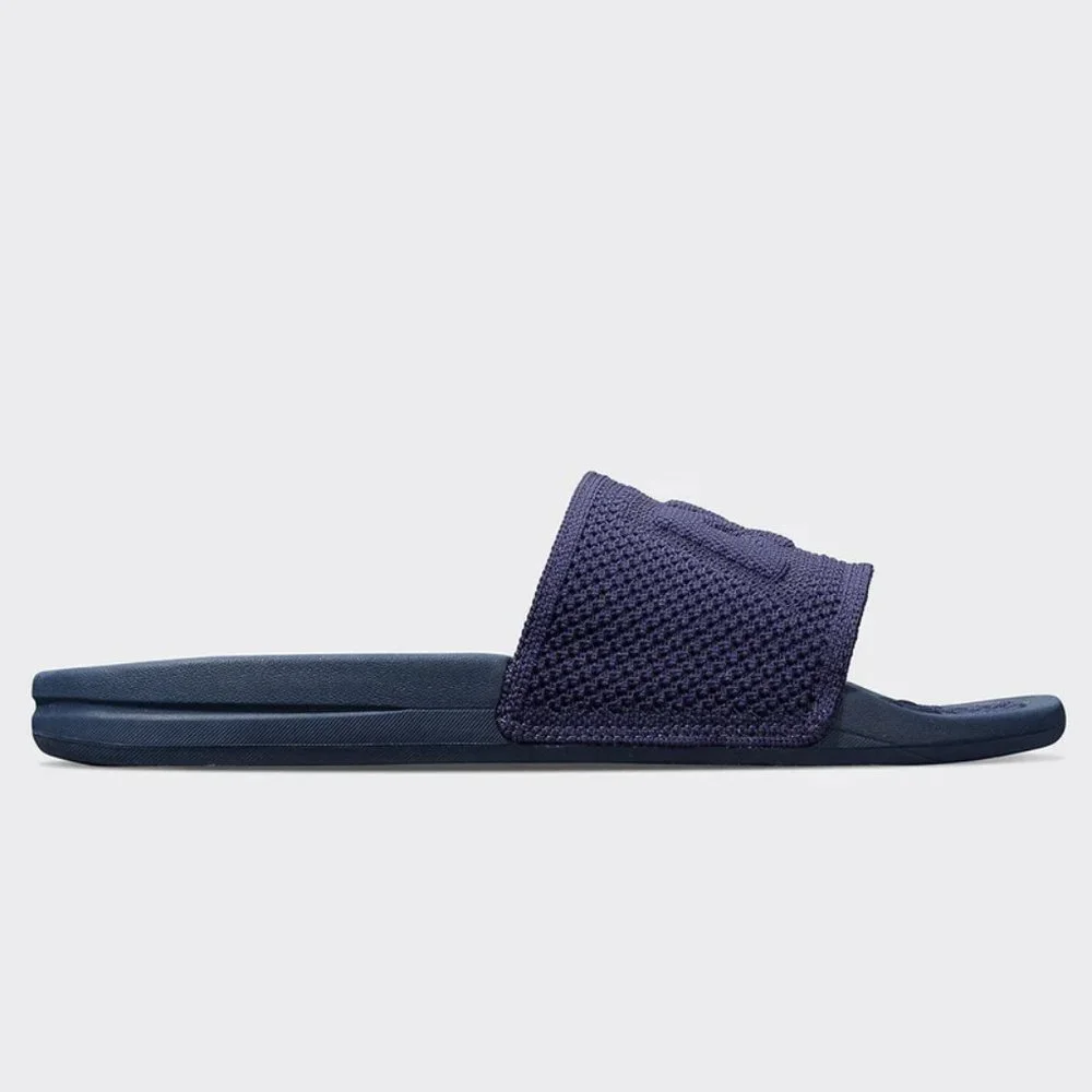 APL Big Logo TechLoom Slides Sandal Navy Blue 11 NWOB